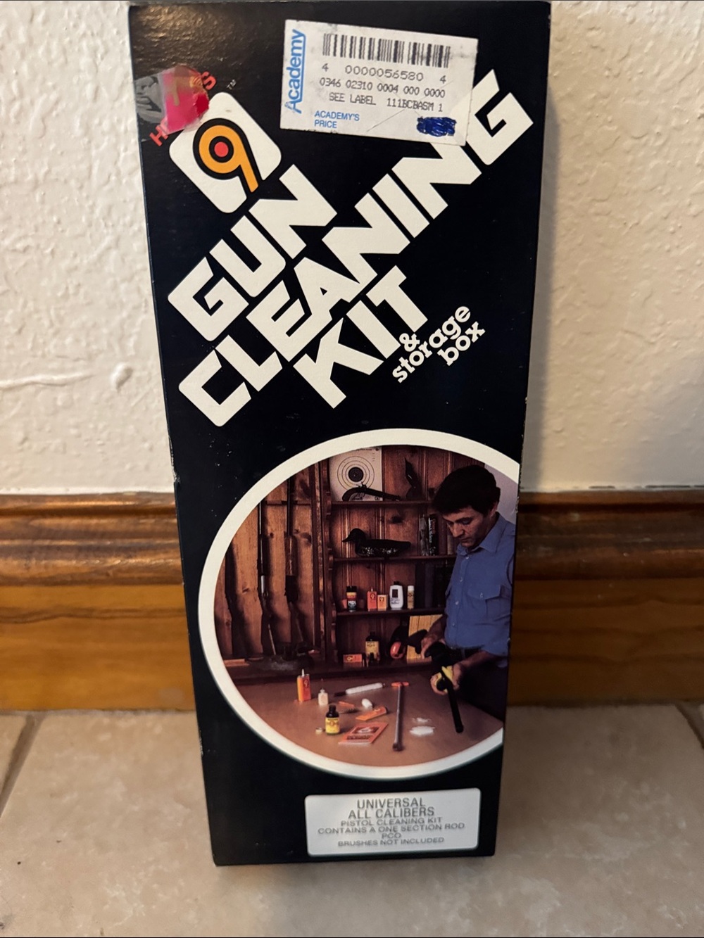 9mm Gun Cleaning Kit & Storage Box - Black